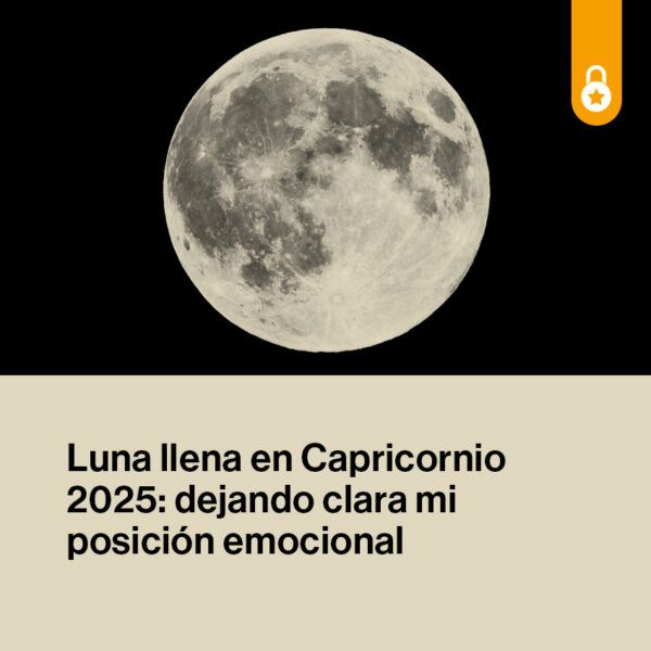 Portada luna llena en Capricornio 2025